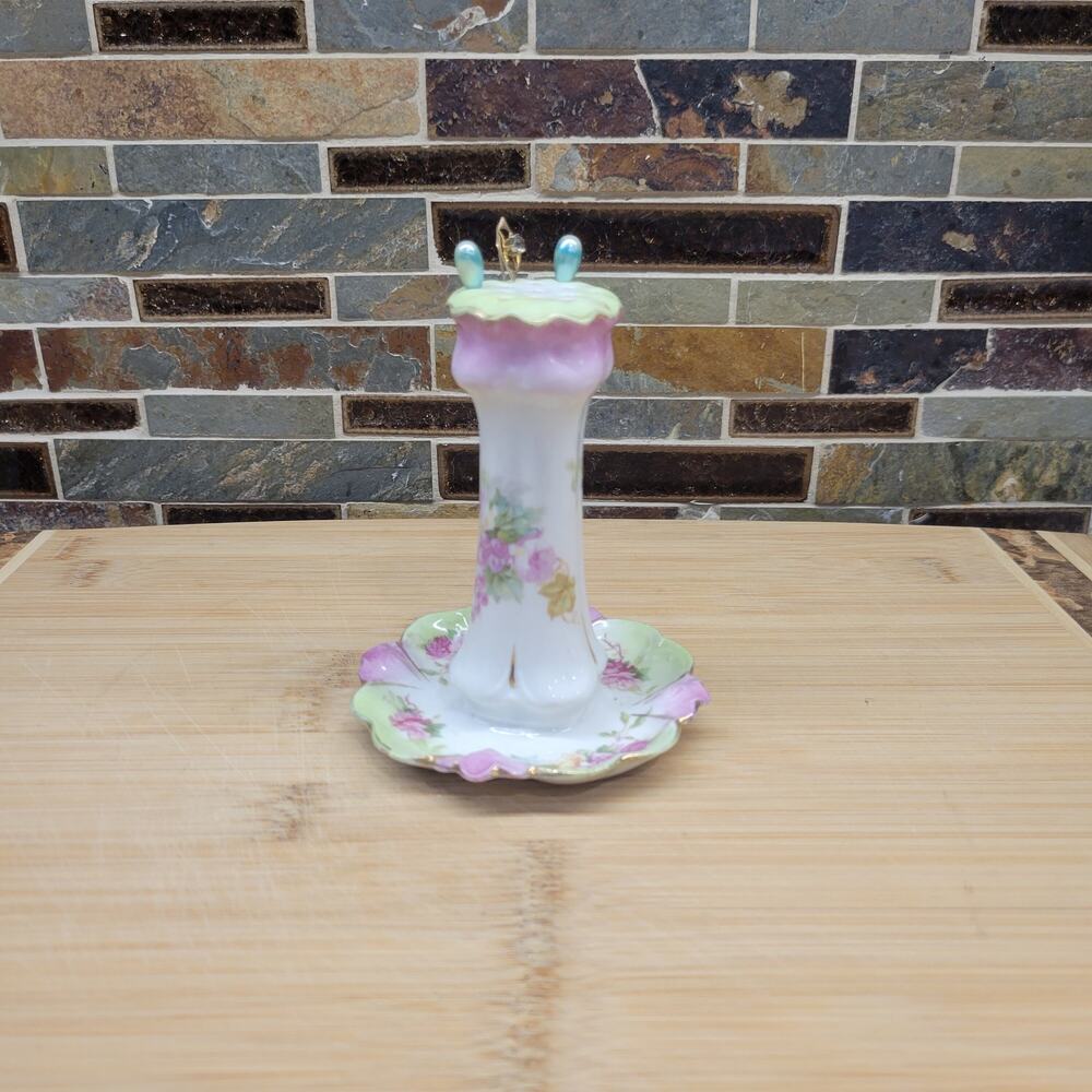 Vintage Hatpin Holder Habsburg China Austria, Vanity Decor